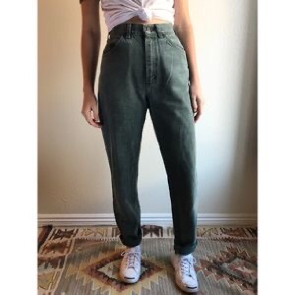 lee jeans green